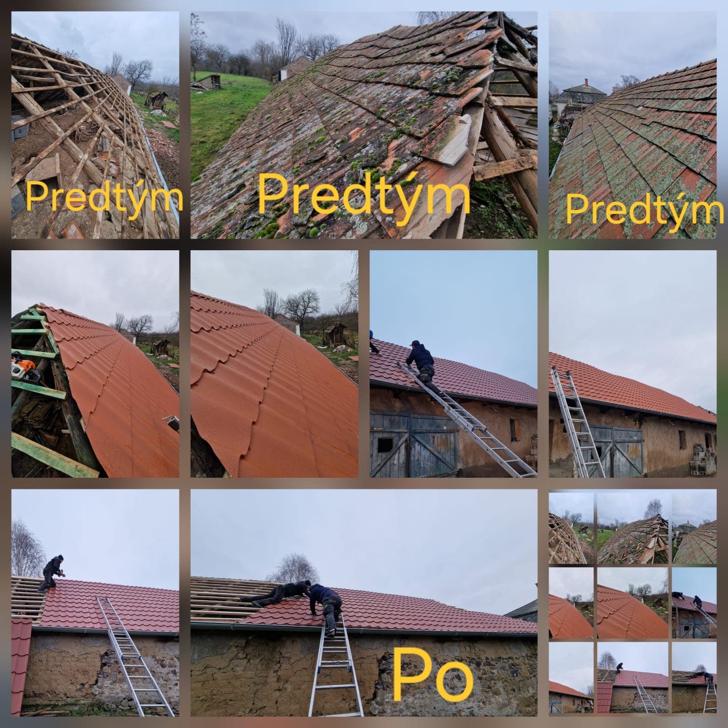 Rekonštrukcia strechy – projekt 1